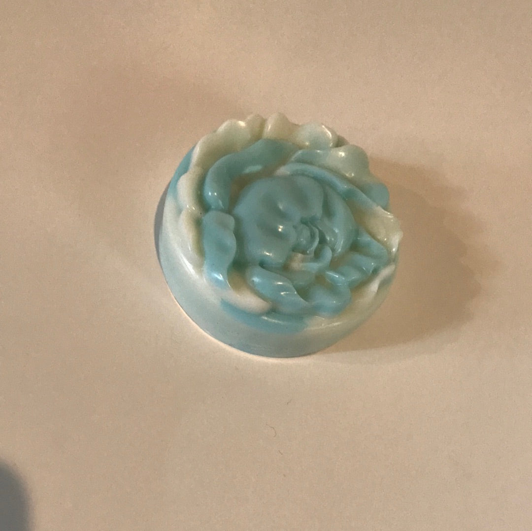 Light Blue Flower Soaps