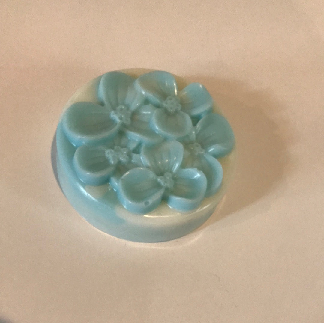 Light Blue Flower Soaps