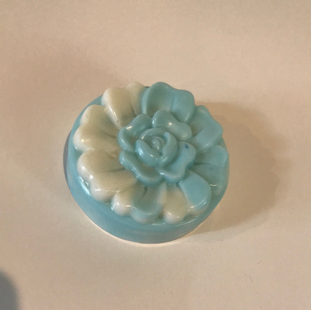 Light Blue Flower Soaps